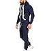 Produktbild Unisex Overall Herren Jumpsuit Trainingsanzug Jogginganzug Sportanzug Einteiliges Kleidungsstück Non Footed Pyjama Herbst Winter Kapuzenjacke Reißverschluss Strampelanzug Körperanzug Felicove