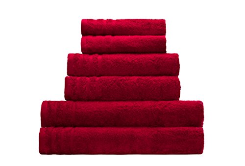 Kleine Wolke 3003462262 Handtuch Royal, 50 x 100 cm, rot - 2