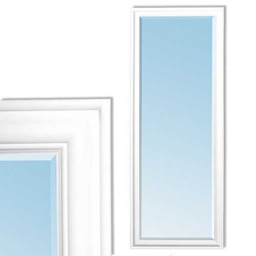 Design Wandspiegel ONDA glanz-weiß 140x50cm