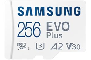 Samsung EVO Plus microSD-Speicherkarte (2024) (inkl. SD Adapter) - 256 GB