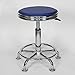 Produktbild GAOJUAN Drehstuhl, Arbeitshocker, Barstuhl, Barstuhl, Beauty Rollhocker, höhenverstellbar, 5 Rollen, PVC-Leder Chrom, Bluenails