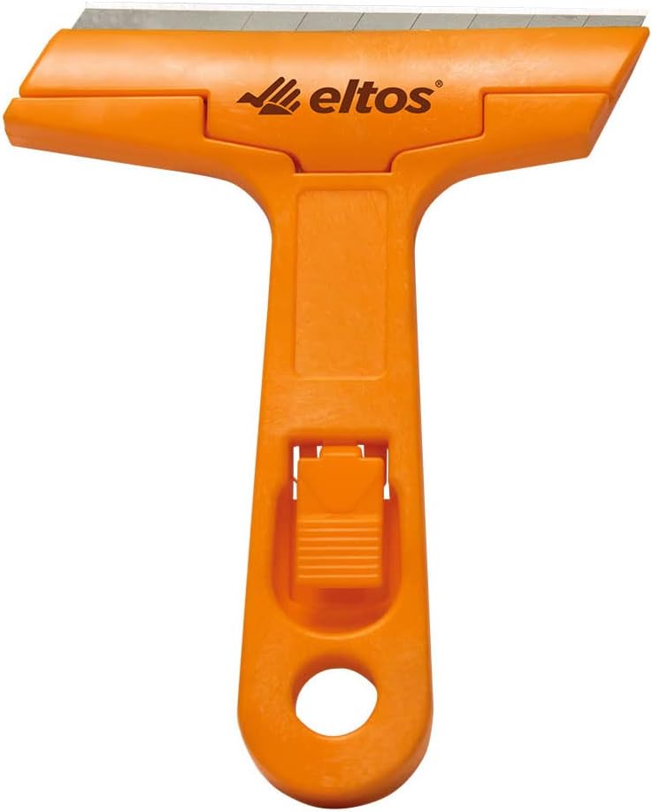 Badem10 Eltos Cam Kazıma Bıçağı Yedek Jiletli Saplı 14.5 cm CKS002