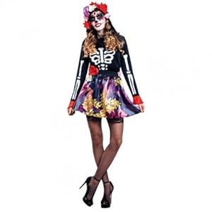 Disfraz de Muerte mexicana talla M-L