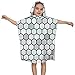 Produktbild BigHappyShop Baby's Cute Hooded Bath Beach Towel X Hexagon Gray Dots Ultra Soft Quick Drying Super Soft Single Ply 100% Organic Cotton