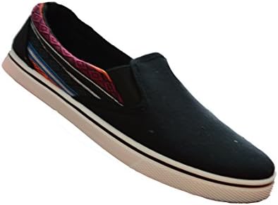 Boys Trainers Slip On Casual Canvas Pumps Espadrilles Deck Shoes Summer in Black & Camo Khaki, Sizes UK 1 to UK 6