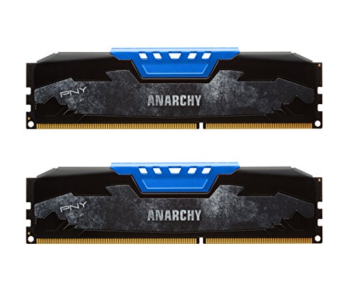 Preisvergleich Produktbild PNY Anarchy Blau DDR3 2x 4GB 1600 Dimm