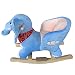SPEED Baby Kid Rocking Animal Rocking Horse Toys Children Toddler toy, Animal Sound, with Soft Seat, Elephant