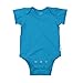 i play. Organic Cotton Short Sleeve Bodysuit (18-24 Months, Aqua)