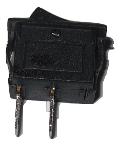 SODIAL(R) 5 x CA 250V 3A 2 Pin ON/OFF I/O SPST Mini Interruptor Basculante