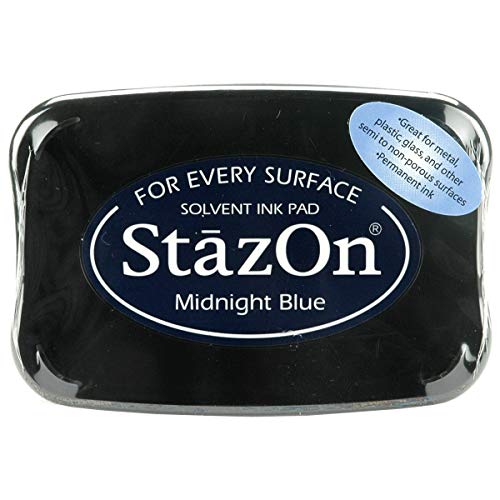 Stazon - Solvent Ink Pad - Midnight Blue