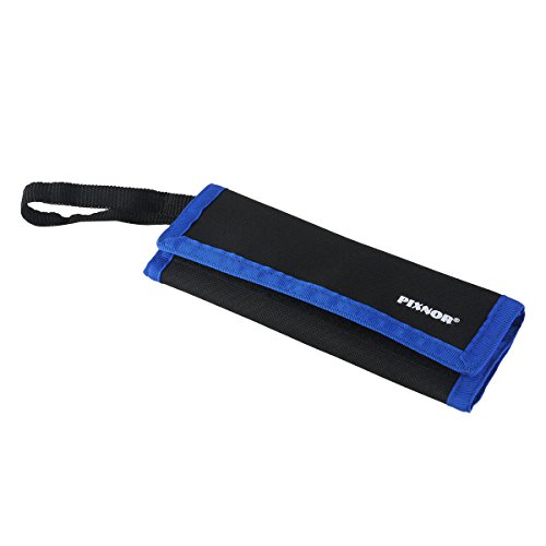 PIXNOR 9st. Anti-Statik-Edelstahl präzise Pinzette Reparatur (schwarz) - 5