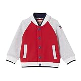 Levi's Kids Baby-Jungen Mantel Waistcoat NM17044, Rot (Vermilion 36), 1-3 Monate (Herstellergröße: 3M)