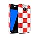 Produktbild Stuff4® Matte Snap-On Hülle/Case für Samsung Galaxy S7/G930/Kroatien/Kroatisch Muster/Weltmeisterschaft 2018 Fußball Trikot Kollektion