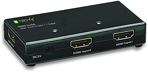 TECHLY IDATA hdmi-21 HDMI Video Splitter – Video splitter – HDMI, 1280 x 720 (HD 720); 1920 x 1080 (HD 1080); 1920 x 1080p, 1080i, 1080p, 480i, 480p, 576i, 576p, 720p, 250 MHZ, Black)