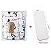 iZiv(TM) Newborn Nappy with 1 Thick Insert Infant Waterproof/Adjustable/Reusable/Washable Pocket Cloth Nappy Fit Babies 0-3 Years(Shield)