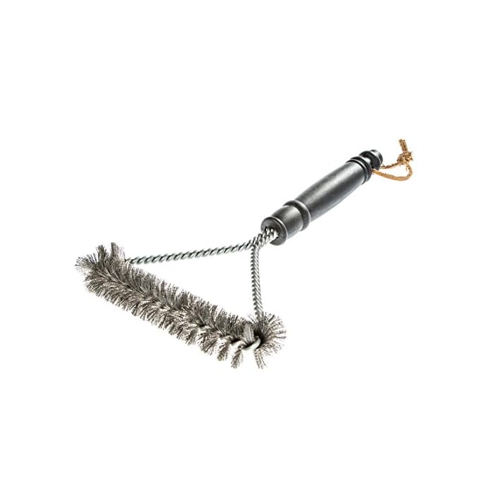 Bruzzzler Grillbrste Mit Edelstahlborsten 3 Seitige Edelstahl Brste Fr Eine Einfachere Reinigung Des Grills 275 X 163 X 33 Cm