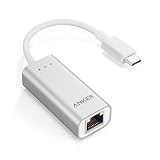 Anker USB-C to Ethernet Adapter for USB Type-C Devices Including the new MacBook, ChromeBook Pixel and More (Silver Aluminum) RS.2499 (58.00% Off) - Amazon