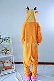 Honeystore Jumpsuit Sika-Hirsch Fasching Halloween Kostüm Sleepsuit Cosplay Pyjama Schlafanzug Erwachsene Unisex Tier Onesize M - 