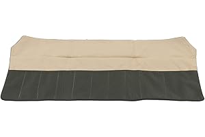 Lwuey Bolsa de Almacenamiento Herramientas Bonsai, Estuche Lona Impermeable Rollo para Jardín Multifuncional Portátil Compacta Paquete Plantación Cactus Suculentas Maceta Duradera Fácil Transportar