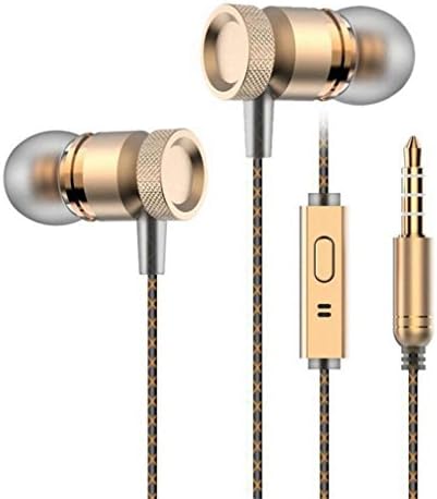 Earphones Ear style WITH microphone and Remote Stereo In Ear Headphones Bass Noise Isolating Earbuds High Definition and Zipper bag , A