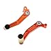 Produktbild non-brand MagiDeal Bremskupplungs-Pedale Motorrad-Bremse-Kupplungszahnrad-Schaltpedal-Hebel Für KTM Duke 200 390 690 990 - Orange