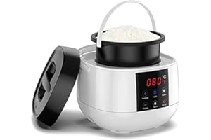 Amoyeric Cera per la Produzione di Candele, indicatore di Temperatura LED per Adulti Principianti, Cera di soia Spina Europea