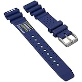 Dive Taucheruhrenarmband bei ZULUDIVER®, NDL Modell für Citizen, Blau, 20mm