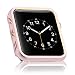 Produktbild Für Apple Watch 38mm Hülle,Originality Rose Aluminium Schutzhülle Ultra Slim Stoßfest Anti-Kratz Case Bumper iWatch All-around Schutz Case für Apple Watch 38mm Series 3/2/1, Sport, Edition, Nike+ (Rosa & Gold)