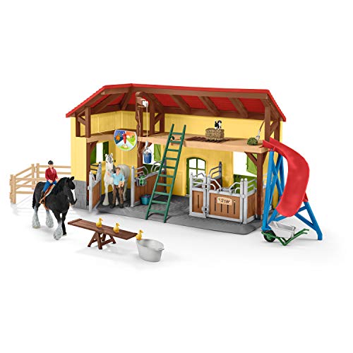 SCHLEICH 42485 Pferdestall Spielfigur, Mehrfarbig - 2