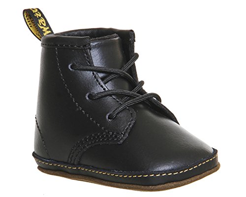 Dr. Martens Crib Bootsie Auburn Black Leather - 2 crib UK