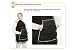 [Manito] Shiny Skin Manteau / Warm Skin Cover Manteau Footmuff for Baby Stroller, Pushchair and Baby Carrier, Wind Shield for Baby Outdoor Strolling (Black)