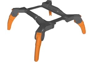 YueLi Mavic Mini 2/SE Extended Landing Gear Leg Extensions Protection Foldable Extender Foldable Height Gear Mini 2 Landing Gear for DJI Mini 2/ Mavic Mini/Mini SE Accessories (orange)