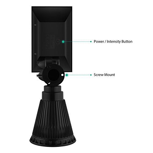 kealive Solarlampe Spot Beleuchtung Außenbereich 2 W, zwei Modi, Winkel verstellbar, 5 LEDs, IP65, mehr als 9 Stunden Beleuchtung - 3