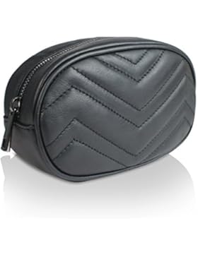 Gloop Bauchtasche echt Leder Tasche GŸrteltasche Handtasche Geldbeutel Made in Italy