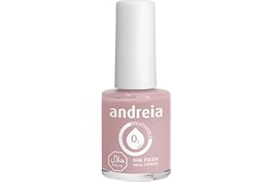 Andreia Vernis Halal - Vernis à Ongles Végétalien Brillant, Perméable & Respirant Conforme aux Exigences Halal - Haute Qualité - Couleur B25 Nu Rosé 10.5ml