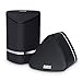 Produktbild August MS625 - Tragbares Bluetooth Stereo Lautsprecher Paar - 2x5W schnurlose Lautsprecher für Handys, Smartphones, Tablets, TVs, PCs und MP3 Player - Eingebauter wiederaufladbarer Akku - Kompatibel mit Apple, Android, Blackberry, Windows, Mac OS und Linux (Schwarz)