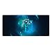 Produktbild League of Legends Mauspad für Gaming, Motiv: Hexe Li Sangzhuo Classic Hexe, extra groß, gepolsterte Naht, 900 x 400 x 3 mm