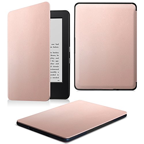Preisvergleich Produktbild Fintie Hülle für Kindle Lightweight Schutzhülle Tasche, Roségold