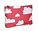 Farg Form Small Bag with Cloud Print (Red)