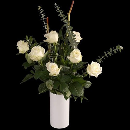 Holst Porzellan RV 020 Porzellanvase „Röhre“ 20 cm, weiß, 10 x 10 x 20 cm - 2