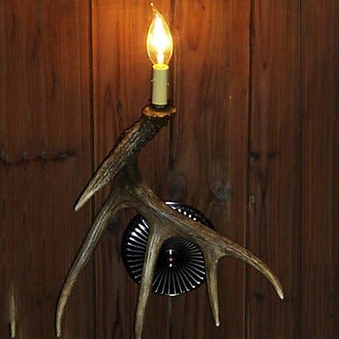 Bang Country Resin Deer Horn Wall Light