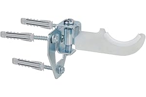 INDEX Fixing Systems RATRG095 [RA-TRG] radiadores de Aluminio. Soporte Triangular Regulable (95), 95 mm, Set de 2 Piezas