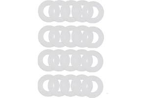 HEIBTENY Silicone Rubber Flush Valve Gasket Washer Membrane for Geberit 816.418.00.1 Pack of 20