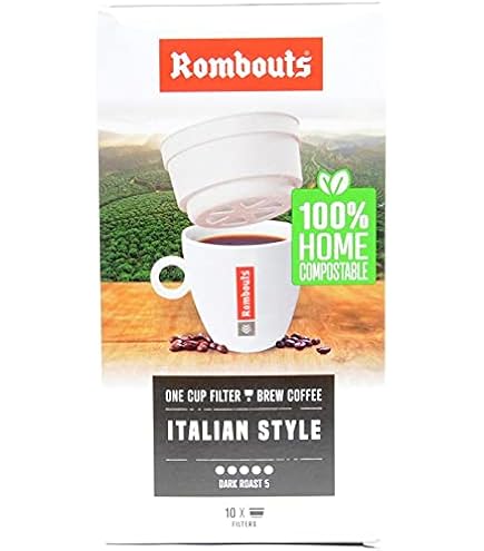 Filtri Caffè Qualità Filtri Caffè Rombouts 10 Tazze - Confezione Da 8 Scatole Filtri Carta Caffettiera - Foto 7
