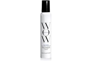 COLOR WOW Contrôle de la couleur + mousse tonifiante pour cheveux blonds – Élimine l'orange et le laiton ; pas de taches ; sans alcool ; mousse tonifiante teintée violette éclaircit les cheveux en une
