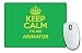 Produktbild Grün Keep Calm I 'm An Animator Mauspad Farbe 3174