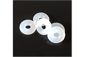 YHLOUBB 10pcs Spessore di o-ring in gomma in silicone bianco Spessore CS 2M VMQ GUARNIZIONE,35x31x2mm