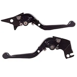 Moxi Brand - 6 Adjustment Clutch and Brake Levers for Yamaha FZ/FZ16/FAZER (Black)