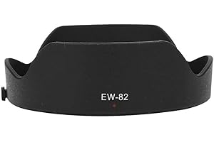 Yunir EW-82 Calidad de plástico a Prueba de luz Portátil Sombra Parasol de Lente de cámara para Canon 16-35mm F4L IS USM, para Proteger la Lente de la cámara