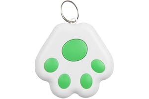 BEAUTYBIGBANG Mini Cat Dog GPS Tracking Locator Prevention Anti-Lost, Smart Tracker Tracking Loss Prevention Waterproof Device Pet Locator for Luggages Kids Cats Dogs Wallet Key Collar (Green)